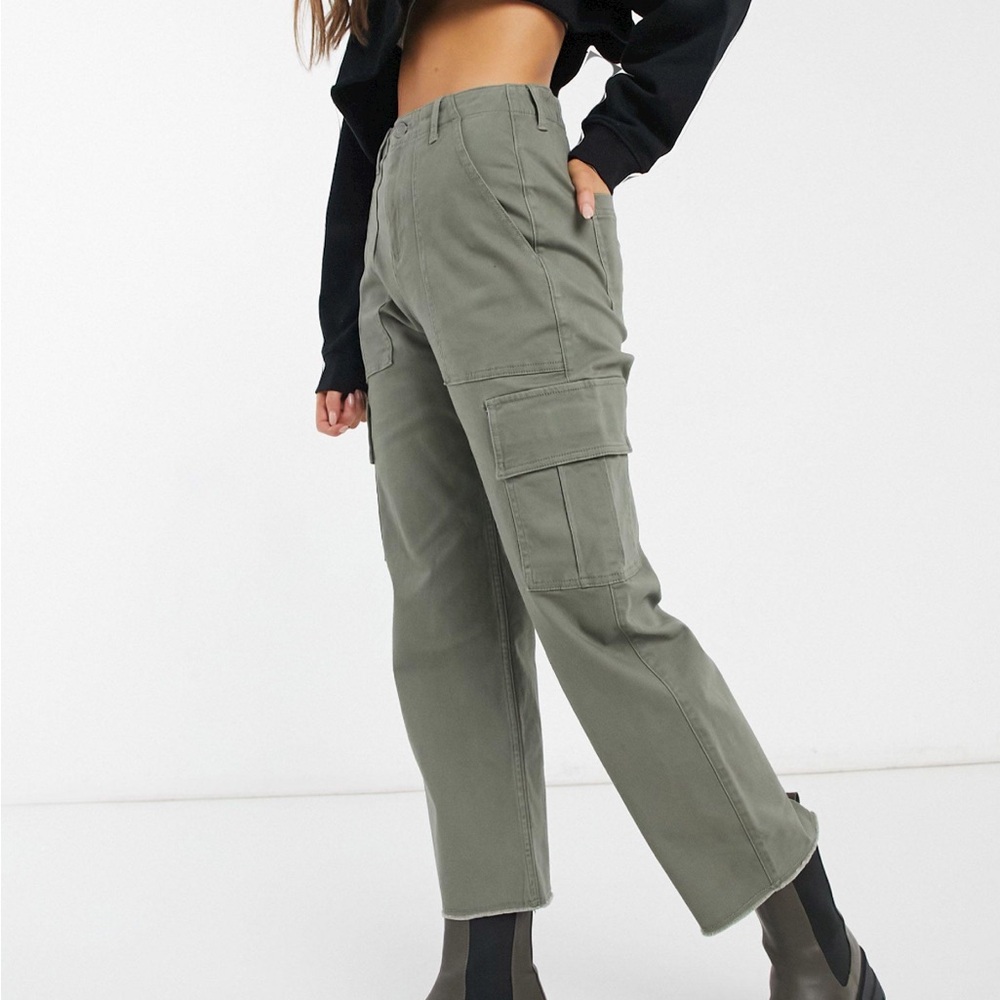 Hollister Olive Green Cargo Pants
